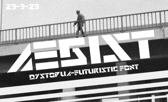 Aegist: The Cyberpunk Display Font for Futuristic Design