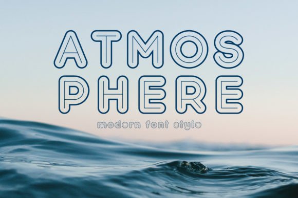 Atmosphere Font: Minimal Design Power