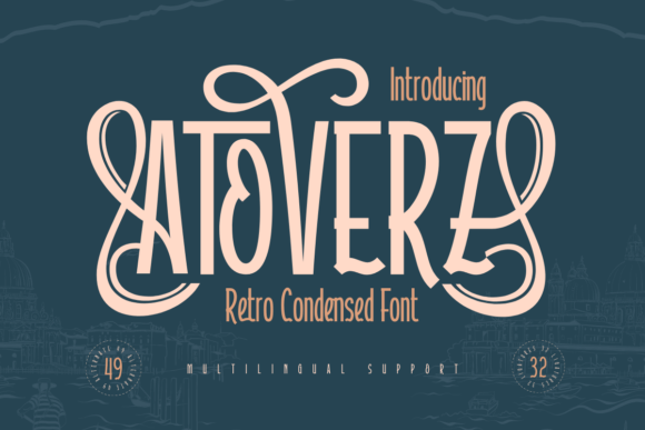 Atoverz: Evaluating a Retro Condensed Typeface for Modern Branding