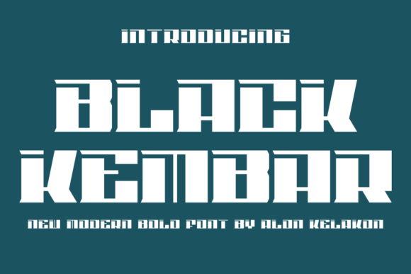 Black Kembar: Bold Display Font Guide