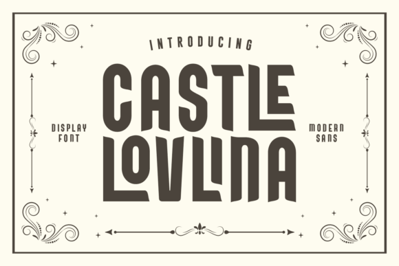 Castle Lovlina: A Vintage Display Font