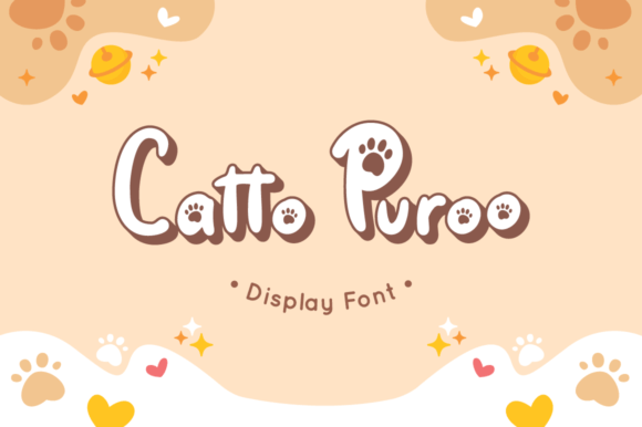 Catto Puroo: Whimsical Animal Letters for Creative Design