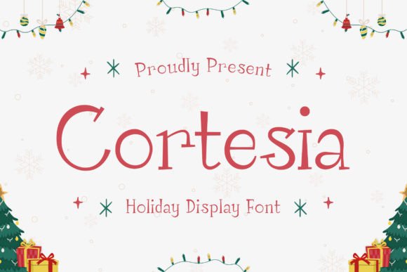 Cortesia: Elevating Holiday Design with Sophisticated Typography