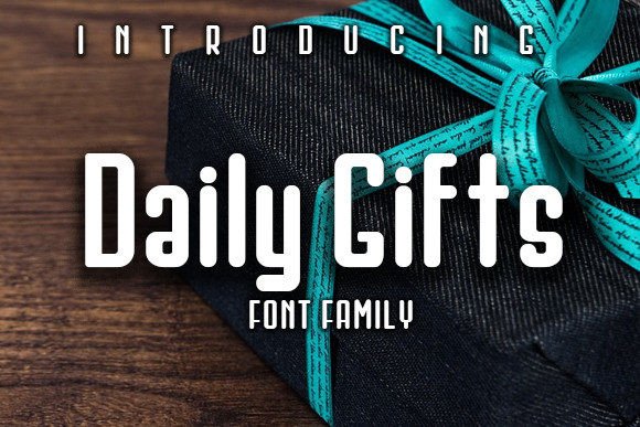 Daily Gifts Font: Evaluating a Playful Display Typeface for Creative Projects