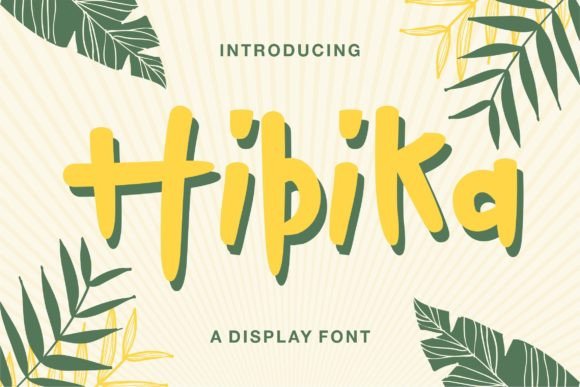 Hibika: Strategic Typography for Distinctive Brand Communication