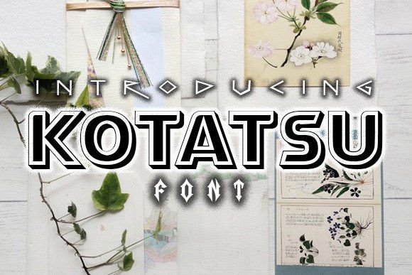 Kotatsu Font: Bold, Geometric, and Futuristic