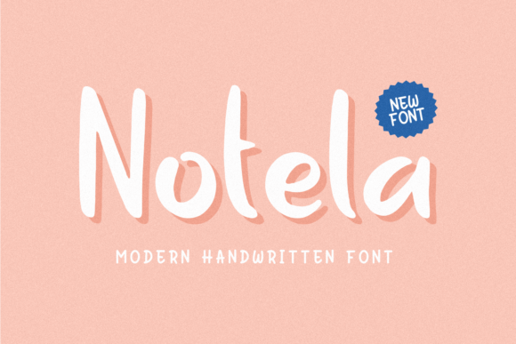 Notela Font: The Delicate Handwritten Typeface for Modern Design