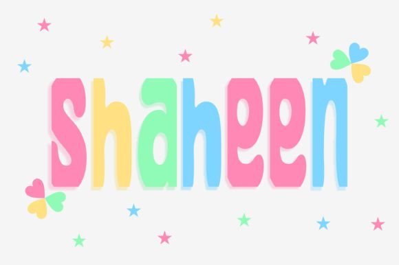 Shaheen Font: Elevating Design with Elegant Typography for Magazines and Crafts