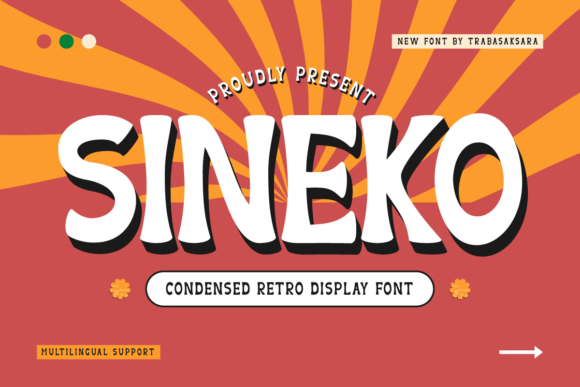 Sineko Font: Bold, Playful, and Distinctive Design