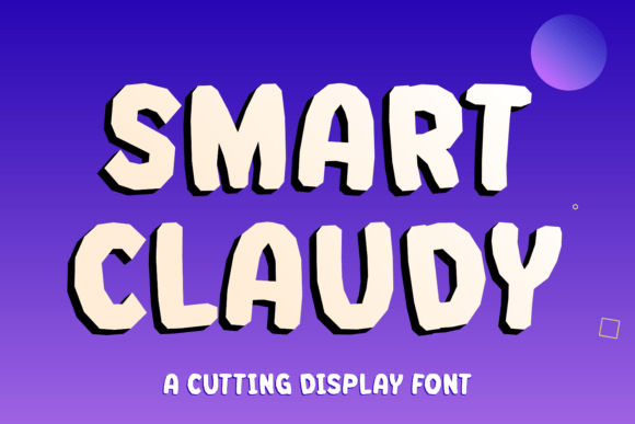 Smart Claudy: A Playful Display Font Guide
