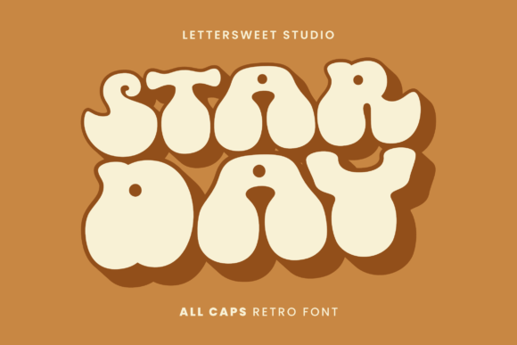 Starday: A Playful Retro Display Font