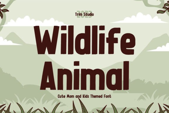 Wildlife Animal: A Playful Font for Creative Designs